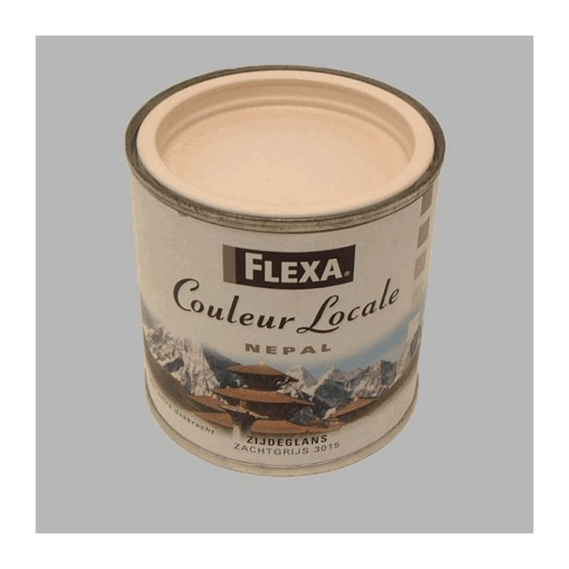 Flexa couleur locale satijn 250 ml nepal zacht grijs