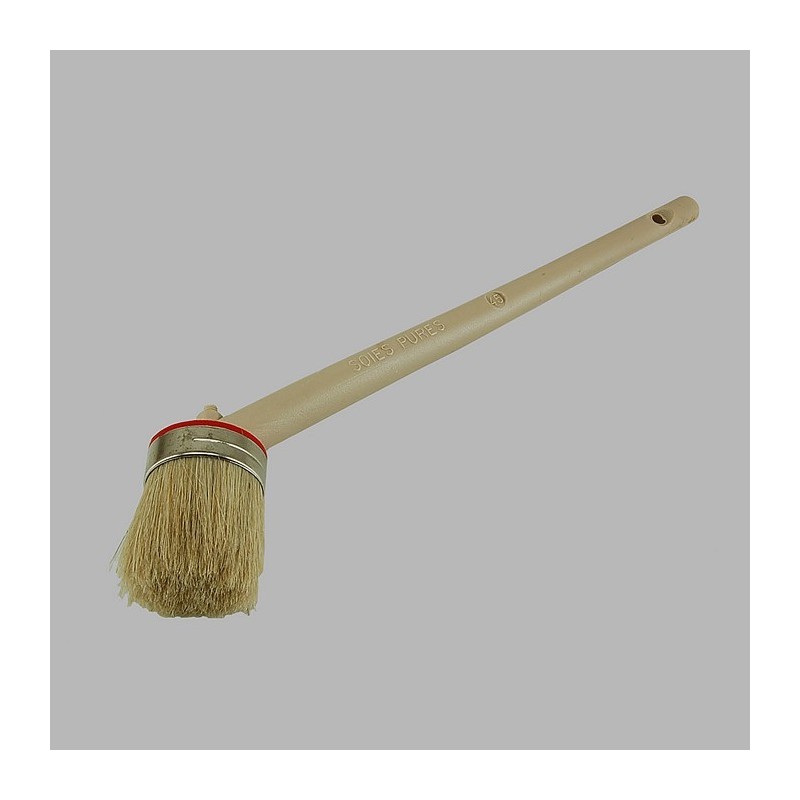 round tar brush