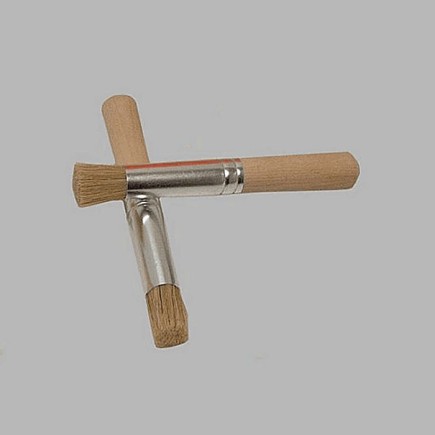 pinceau pochoir couleur naturelle longueur 13 cm 15 mm