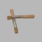 stencil brush color natural length 13 cm 15 mm