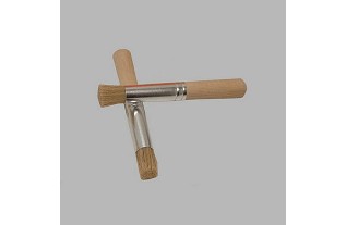 pinceau pochoir couleur naturelle longueur 13 cm 15 mm