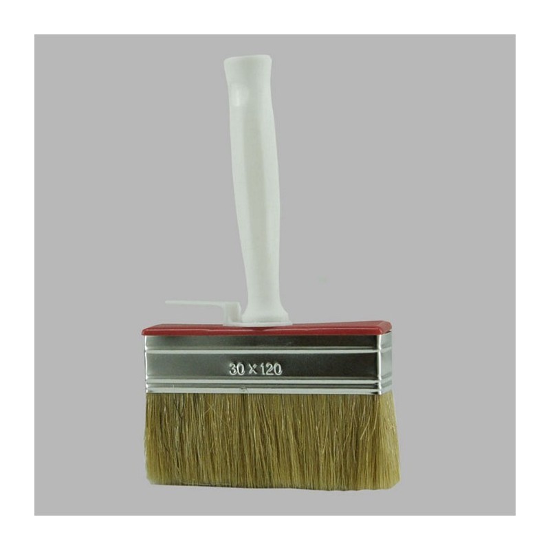 Block head paint brush Semi-Pro red 12 x 3 cm