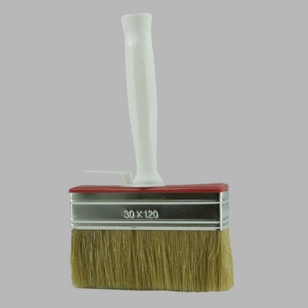 Block head paint brush Semi-Pro red 12 x 3 cm