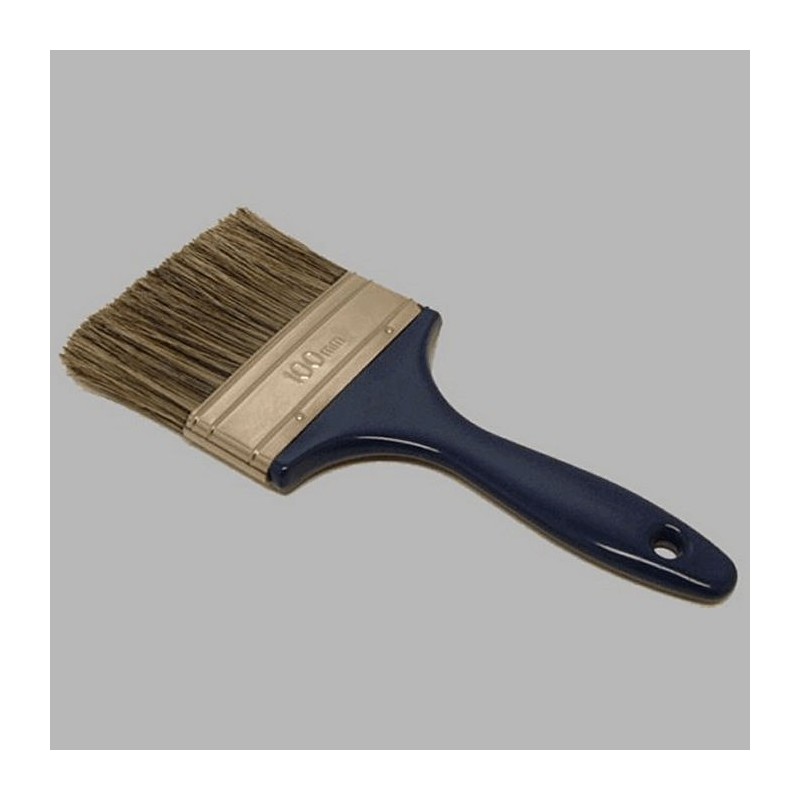 Flat paint brush British made 4 inch
