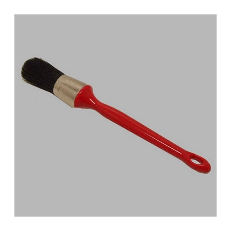 pinceau rond pointu plastique 14 rouge