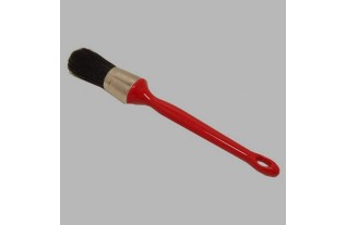 rounded tip paint brush plastic 14 red