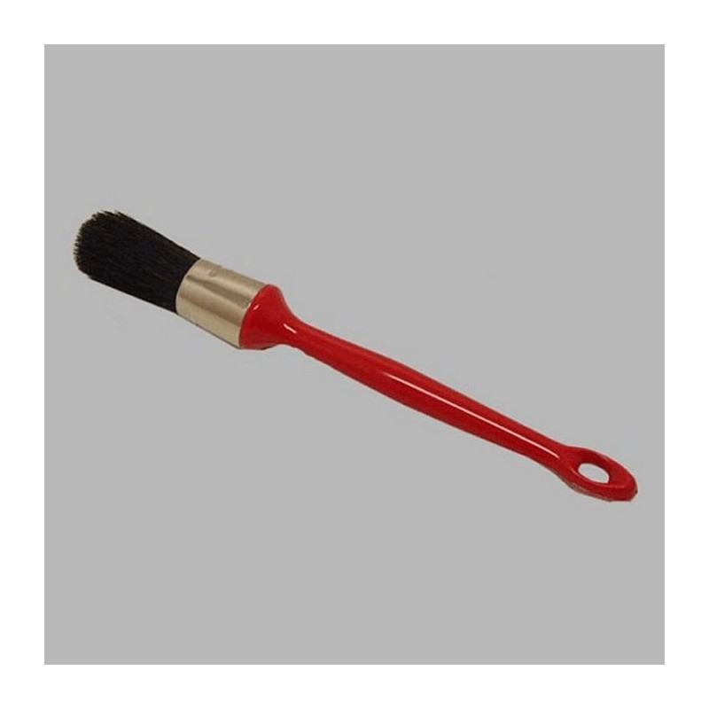 rounded tip paint brush plastic 16 red