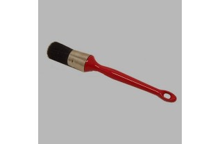 rounded tip paint brush plastic 18 red