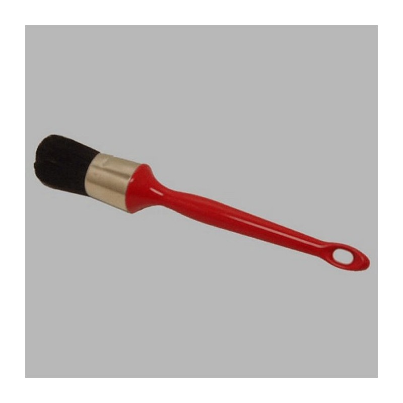 pinceau rond pointu plastique 20 rouge