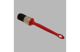 pinceau rond pointu plastique 22 rouge