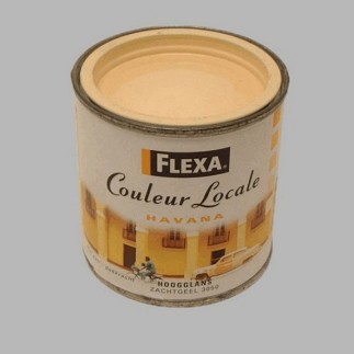 Flexa couleur locale hoogglans 250 ml havana zachtgeel