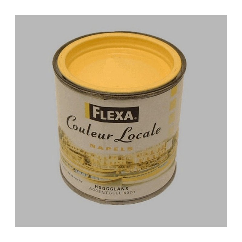 Flexa couleur locale hoogglans 250 ml Napels accentgeel Flexa couleur locale hoogglans 250 ml Napels accentgeel