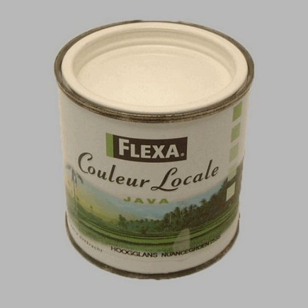 Flexa couleur locale hoogglans 250 ml java nuance groen