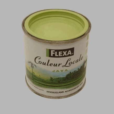 Flexa couleur locale hoogglans 250 ml java accent groen