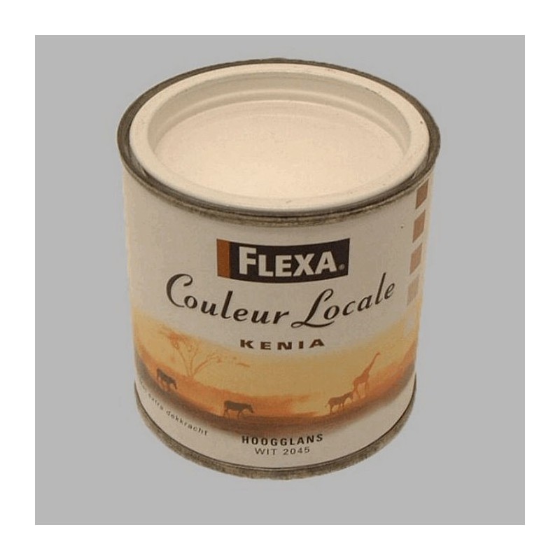 Flexa locales haute brillance 250 ml blanc Kenya