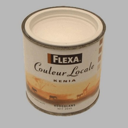 Flexa locales haute brillance 250 ml blanc Kenya