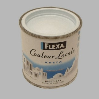 Flexa couleur locale hoogglans 250 ml kreta zacht blauw