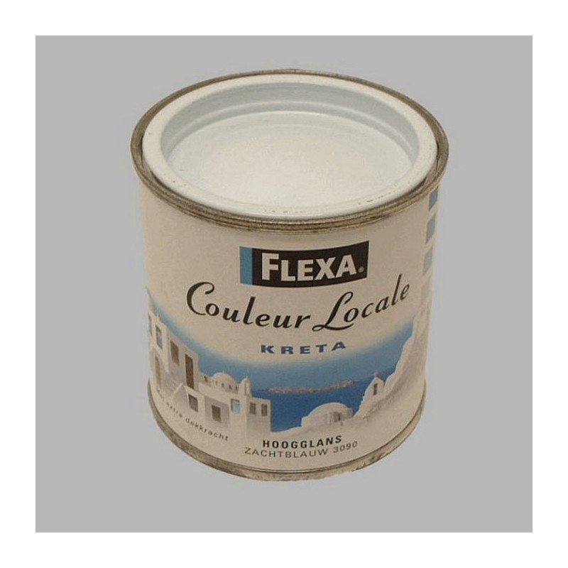 Flexa couleur locale hoogglans 250 ml kreta zacht blauw Flexa couleur locale hoogglans 250 ml kreta zacht blauw