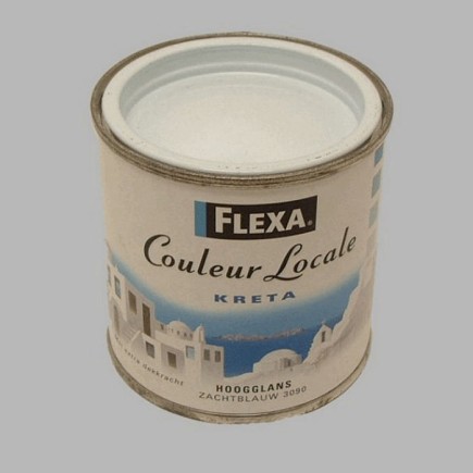 Flexa couleur locale hoogglans 250 ml kreta zacht blauw