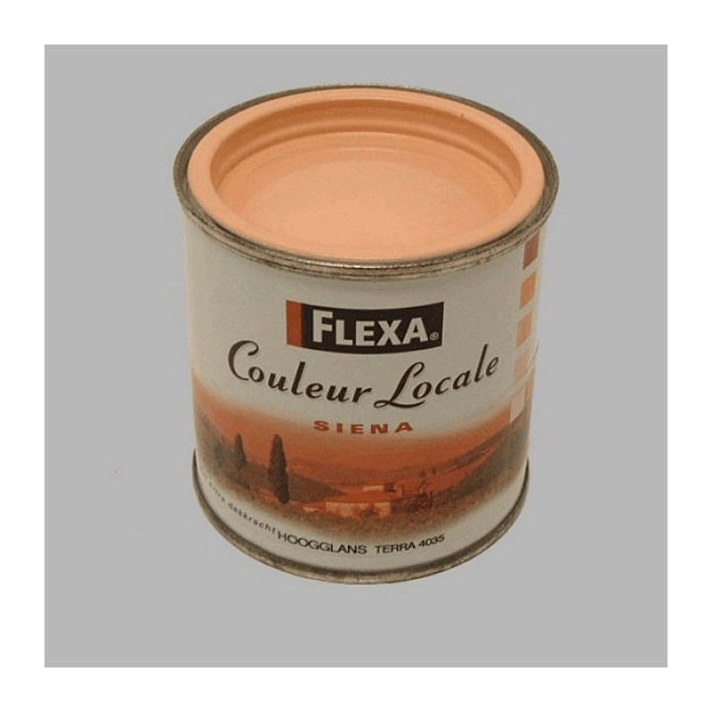 Flexa locales haute brillance 250 ml siena terra