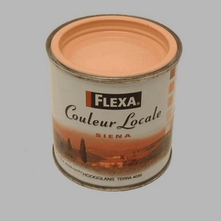 Flexa couleur locale hoogglans 250 ml siena terra
