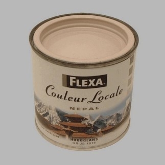 Flexa couleur locale hoogglans 250 ml Nepal grijs