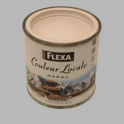 Flexa couleur locale hoogglans 250 ml Nepal zacht grijs