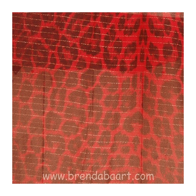 Red fabric for garments