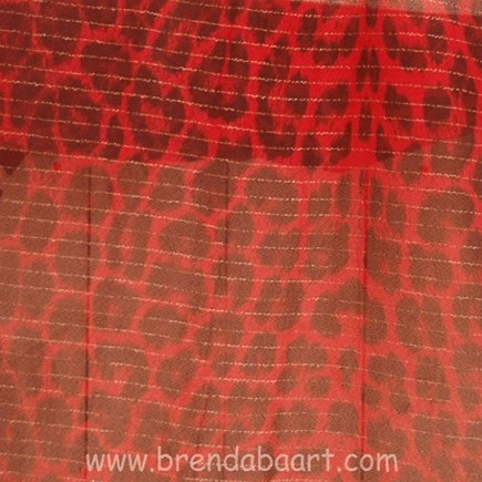 Rode stof voor kleding