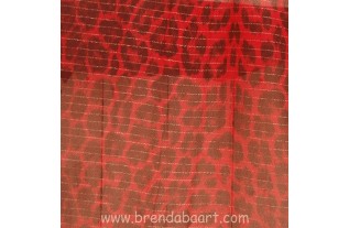 Red fabric for garments