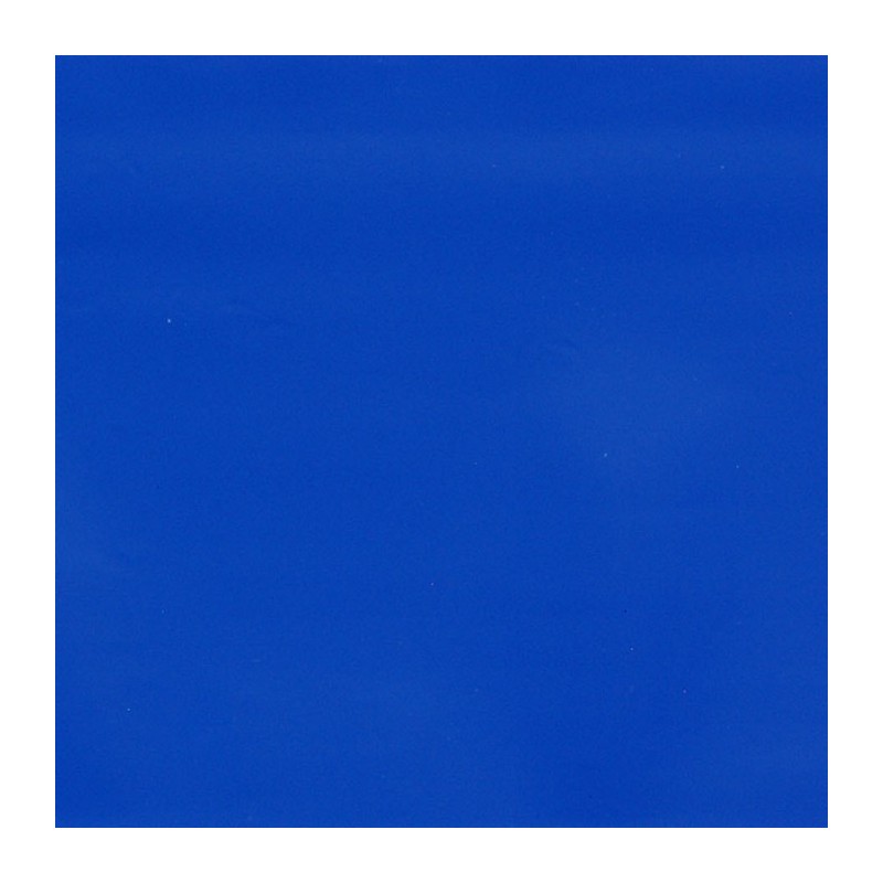 Toile cirée Gloss Film couleur uni bleu largeur 140 cm