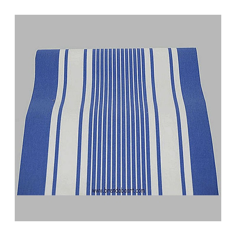 Tuinmeubelstof strepen design blauw wit Tuinmeubelstof strepen design blauw wit