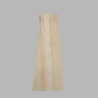 lendenband van vlieseline kleur wit breedte 60 mm