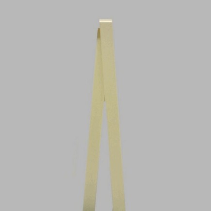 ribbon of satin color soft yellow width 10-15-25 mm