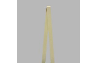 ribbon of satin color soft yellow width 10-15-25 mm