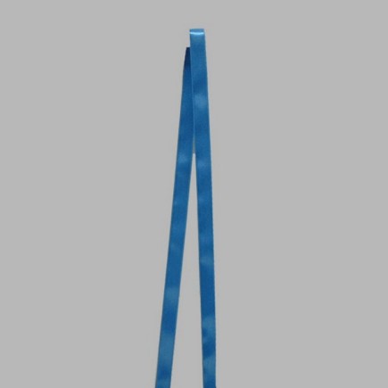 ribbon of satin color ocean blue width 5 mm
