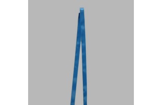 ribbon of satin color ocean blue width 5 mm