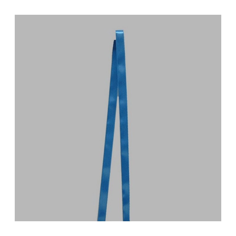 ribbon of satin color ocean blue width 15 mm