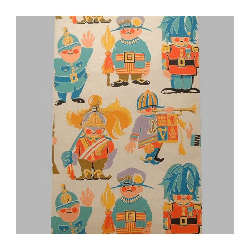 wallpaper for kidsrooms design English figures