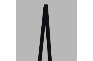 ribbon of satin color black width 10-15-25 mm