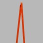 ruban de satin couleur orange vif largeur 10-15 mm