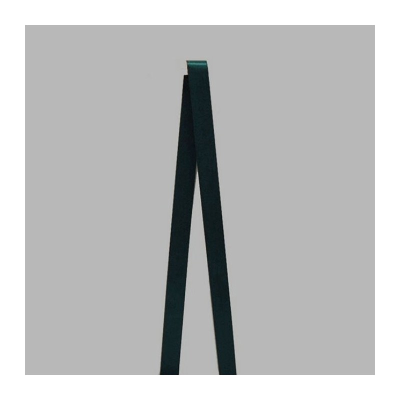 ribbon of satin color dark green width 10-15-25 mm