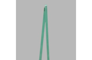 lint van satijn kleur turquoise breedte 10-15 mm