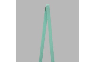 biaisband van satijn kleur licht groen breedte 15 mm