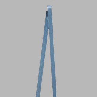 biaisband van satijn kleur licht blauw breedte 15 mm