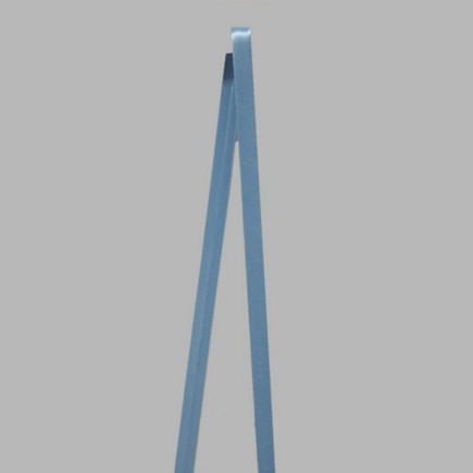 biaisband van satijn kleur licht blauw breedte 15 mm