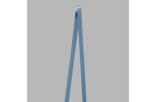 biaisband van satijn kleur licht blauw breedte 15 mm