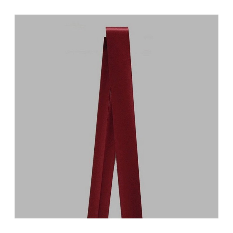 biais de satin couleur marron largeur 40 mm