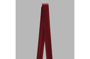 biais de satin couleur marron largeur 40 mm