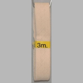 biais couleur ecru 20 mm Longueur 3m